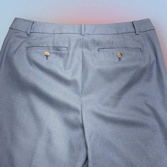 TALBOTS Women’s 12 Blue HAMPSHIRE Ankle Dress Pants - Picture 3 of 5
